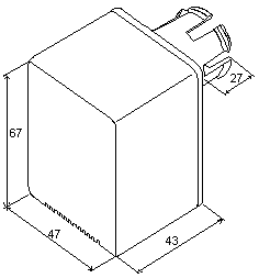 Elektronická hlavice HS - nákres