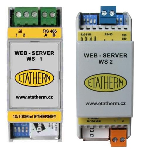 Webové servery WS1 a WS2